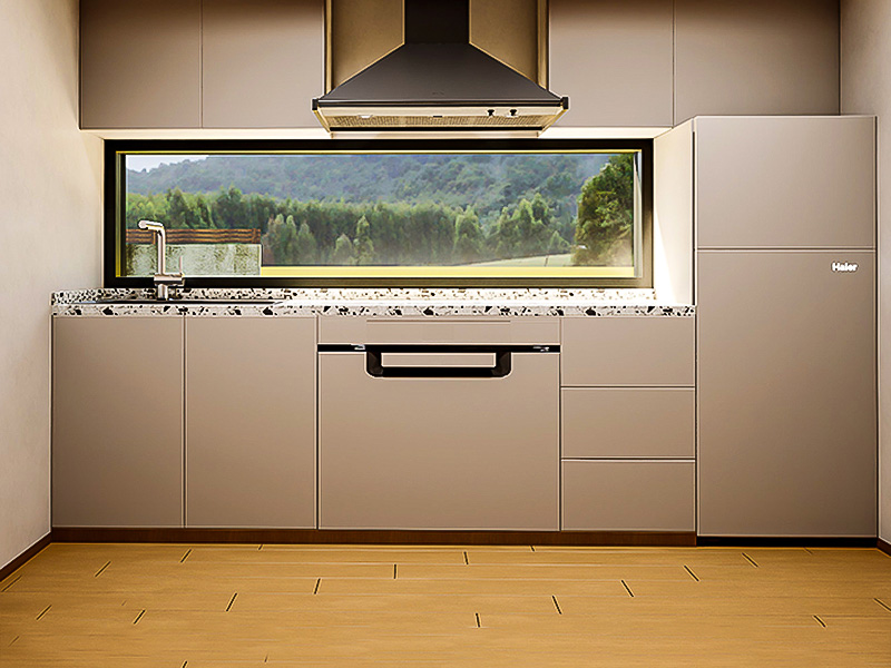 Kitchen cabinetry finish